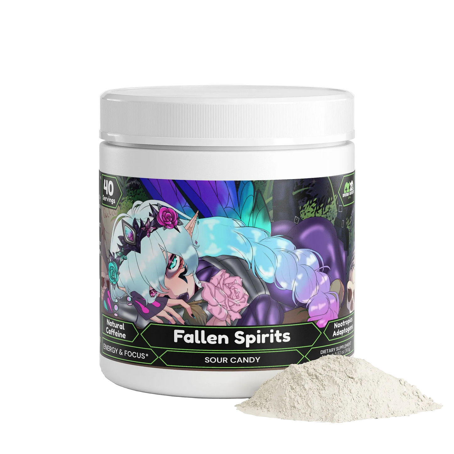 MysticSoulQueen -  Fallen Spirits Focus Powder (Sour Candy)