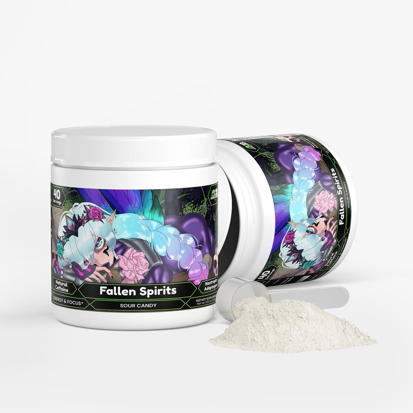 MysticSoulQueen -  Fallen Spirits Focus Powder (Sour Candy)