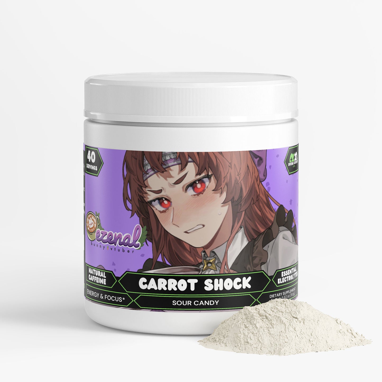 Ezenal Darcen - Carrot Shock Focus Powder (Sour Candy)