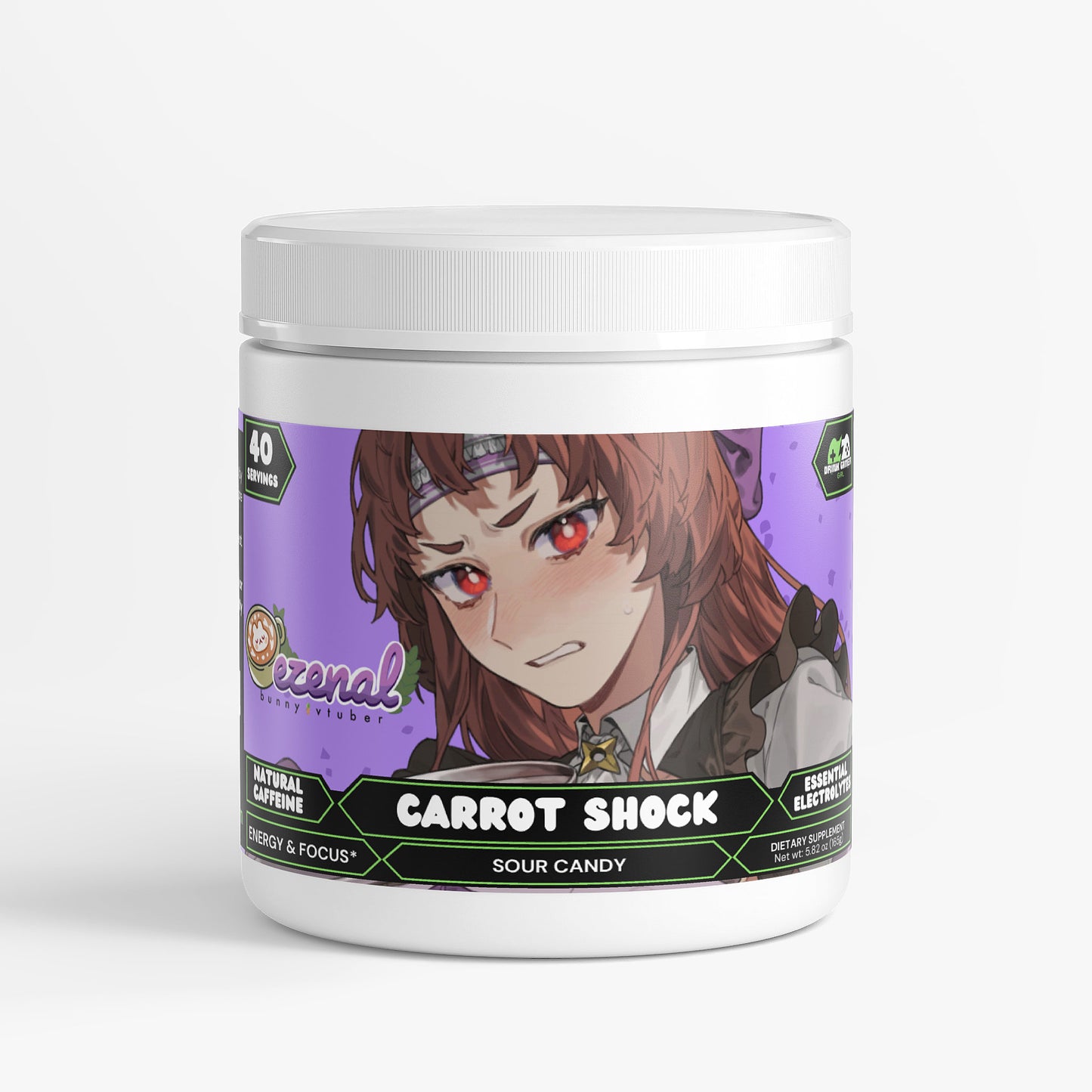 Ezenal Darcen - Carrot Shock Focus Powder (Sour Candy)