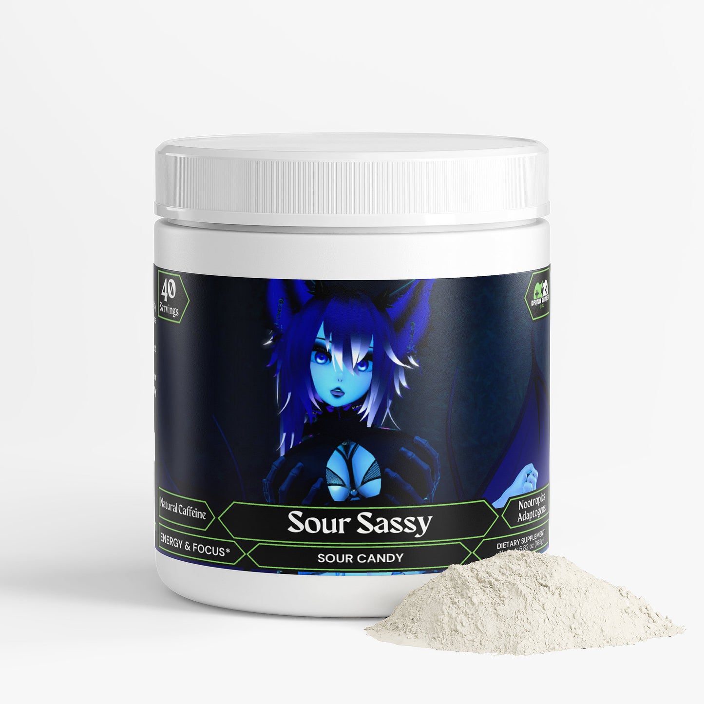 Nefarious Nao - Sour Sassy Focus Powder (Sour Candy)