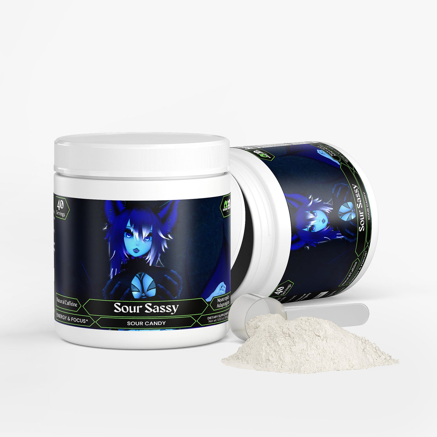 Nefarious Nao - Sour Sassy Focus Powder (Sour Candy)