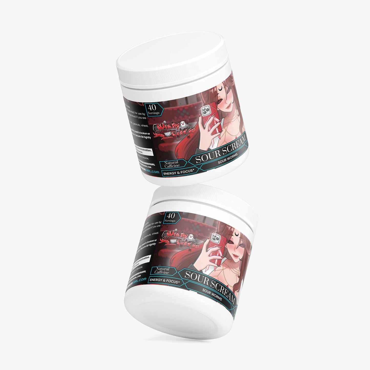 Witchy Tea Cup - Focus Powder (Sour Worms)