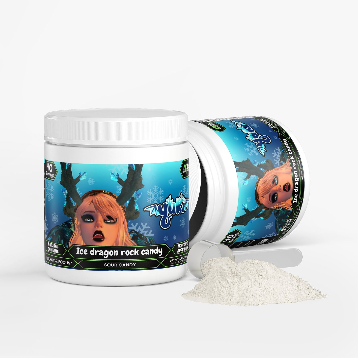 Empress Yuki - Ice dragon rock candy Focus Powder (Sour Candy)