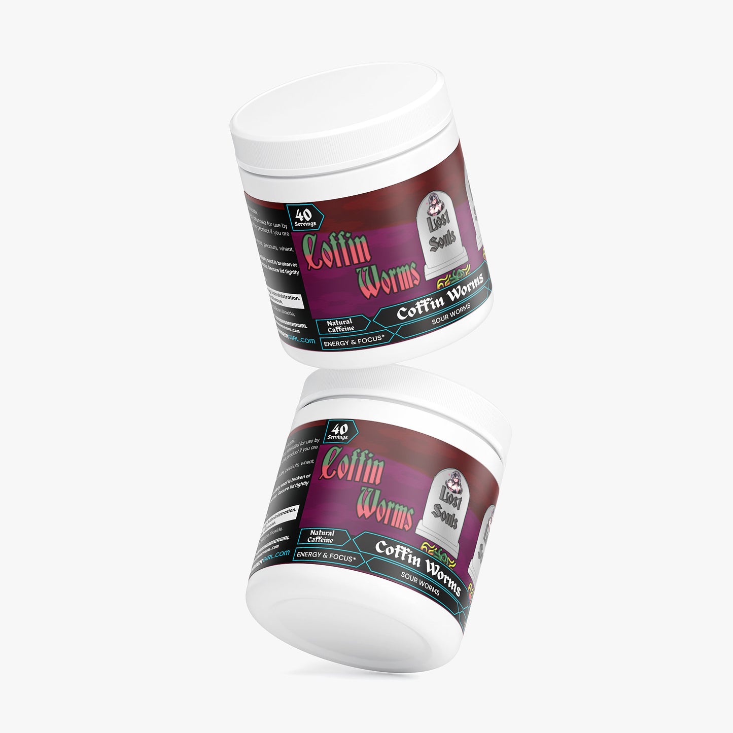 GremTheReaper - Coffin Worms Focus Powder (Sour Worms)