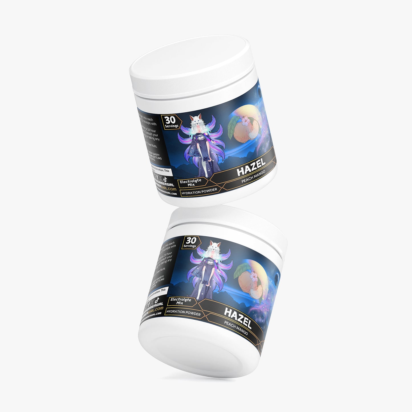 HazelWolfington - Hazel Hydration Powder (Peach Mango)
