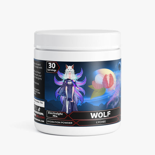 HazelWolfington - Wolf Hydration Powder (Lychee)