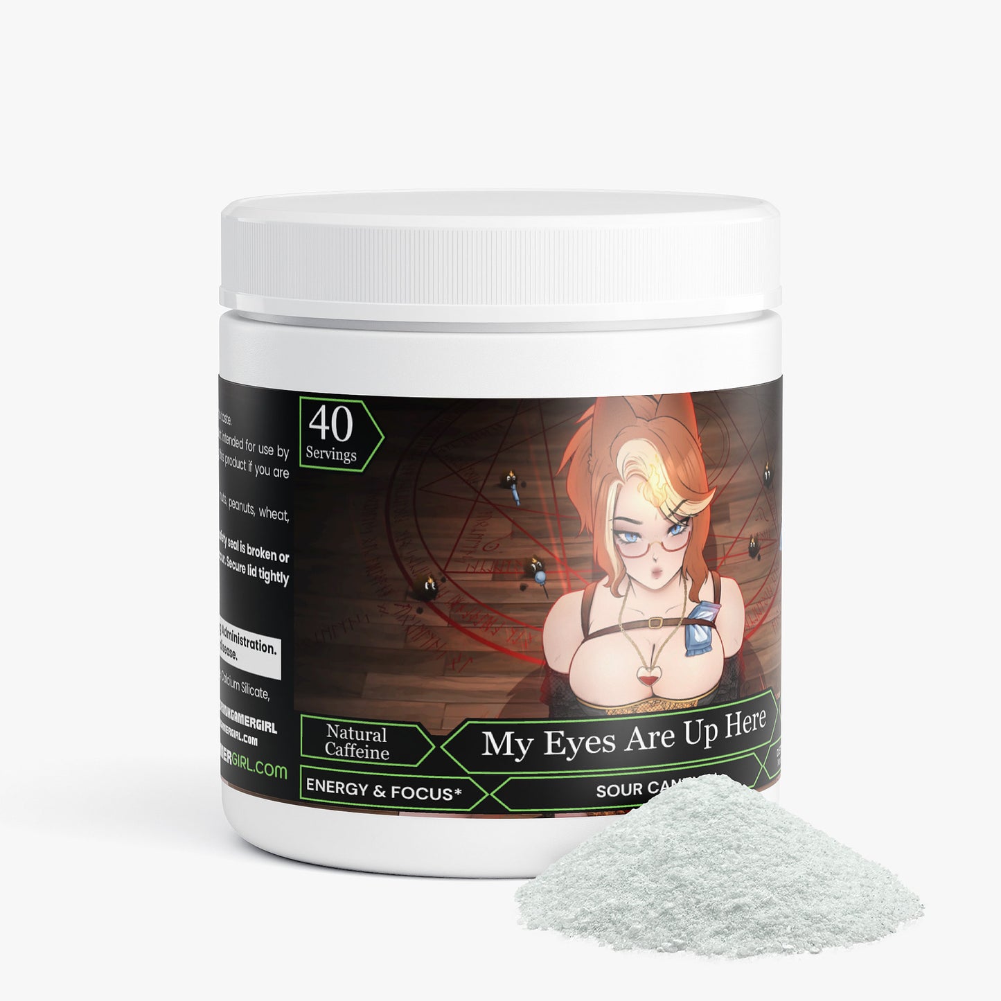 The Cursed Aya - My Eyes Are Up Here Focus Powder (Sour Candy)