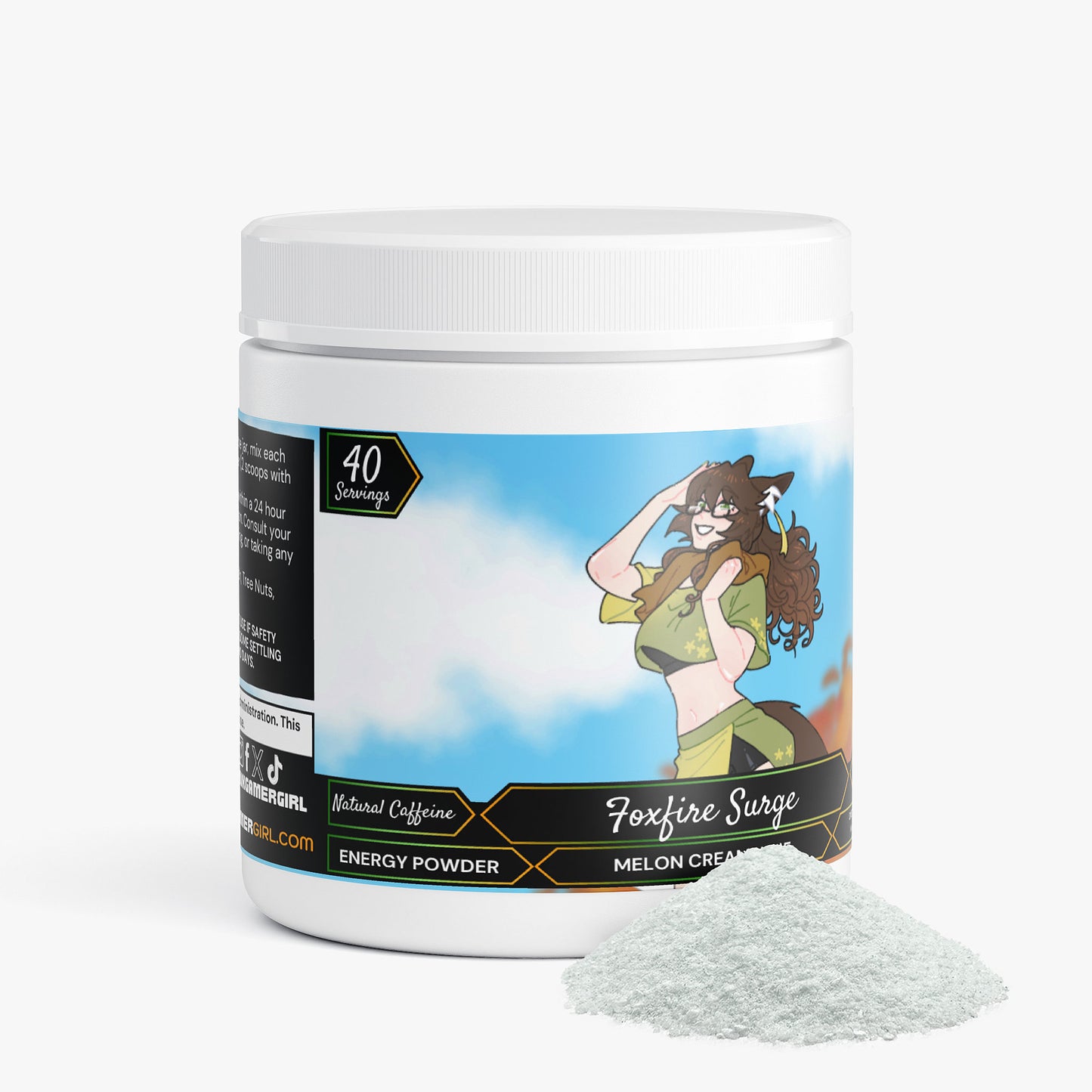 Musicalfox30 - Foxfire Surge Energy Powder (Melon Creamsicle)