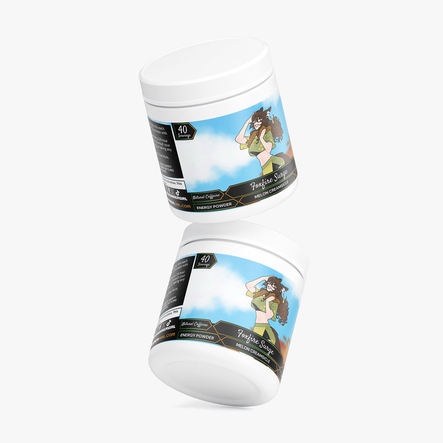 Musicalfox30 - Foxfire Surge Energy Powder (Melon Creamsicle)