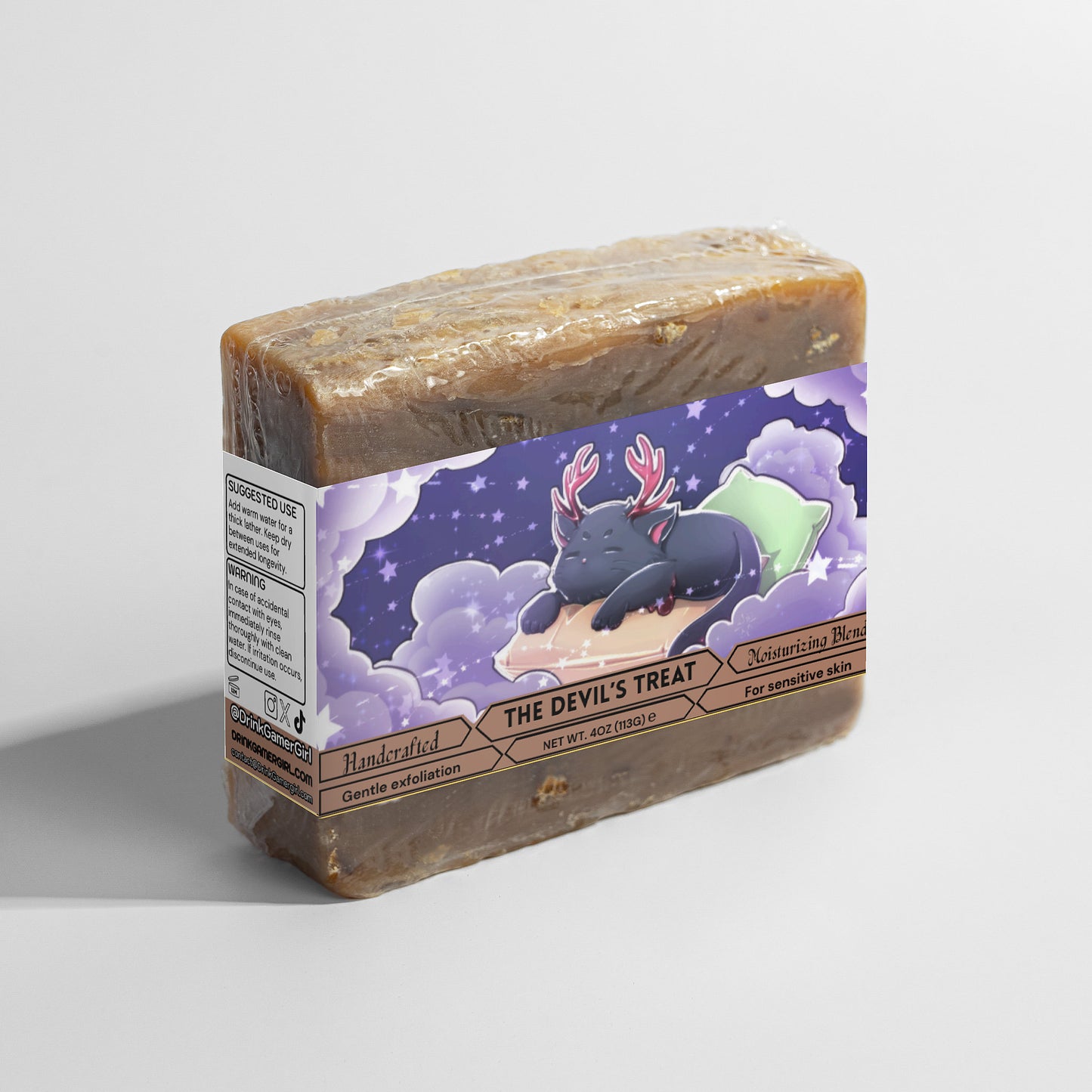 Vixenuvt - The Devil's Treat Oat Milk Honey Soap