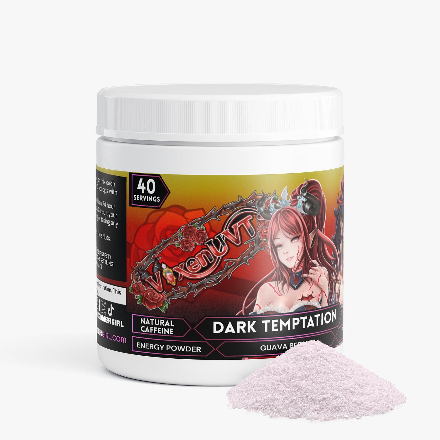 Vixenuvt - Dark Temptation Energy Powder (Guava Berry)
