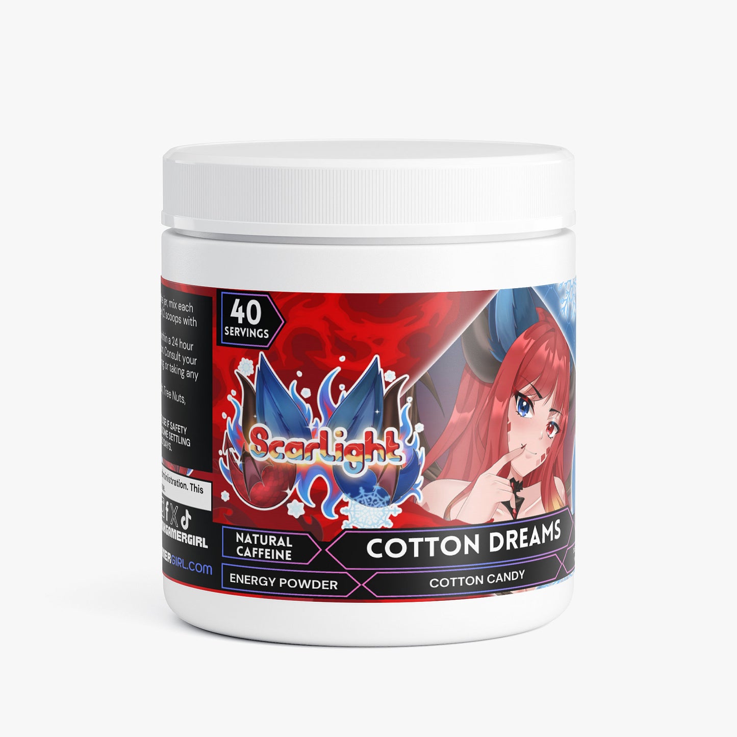 ScarLight - Cotton Dreams Energy Powder (Cotton Candy)