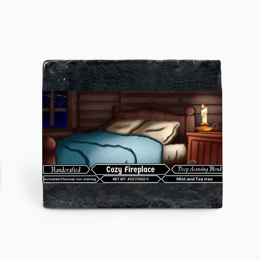 FinnishWarchief - Cozy Fireplace Charcoal Soap