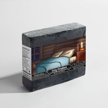 FinnishWarchief - Cozy Fireplace Charcoal Soap