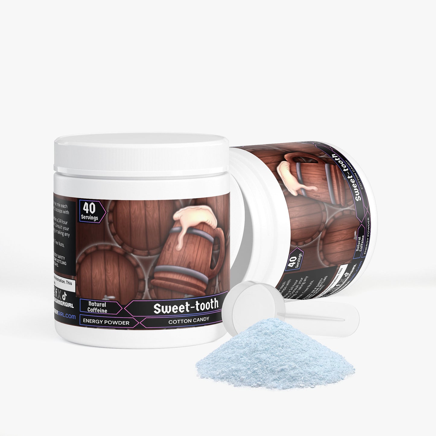 FinnishWarchief - Sweet-tooth Energy Powder (Cotton Candy)