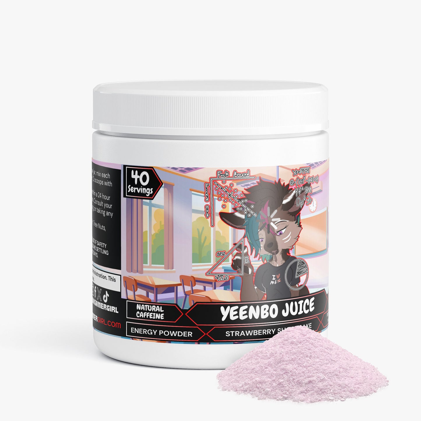 PrimalTheYeen - Yeenbo Juice Energy Powder (Strawberry Shortcake)