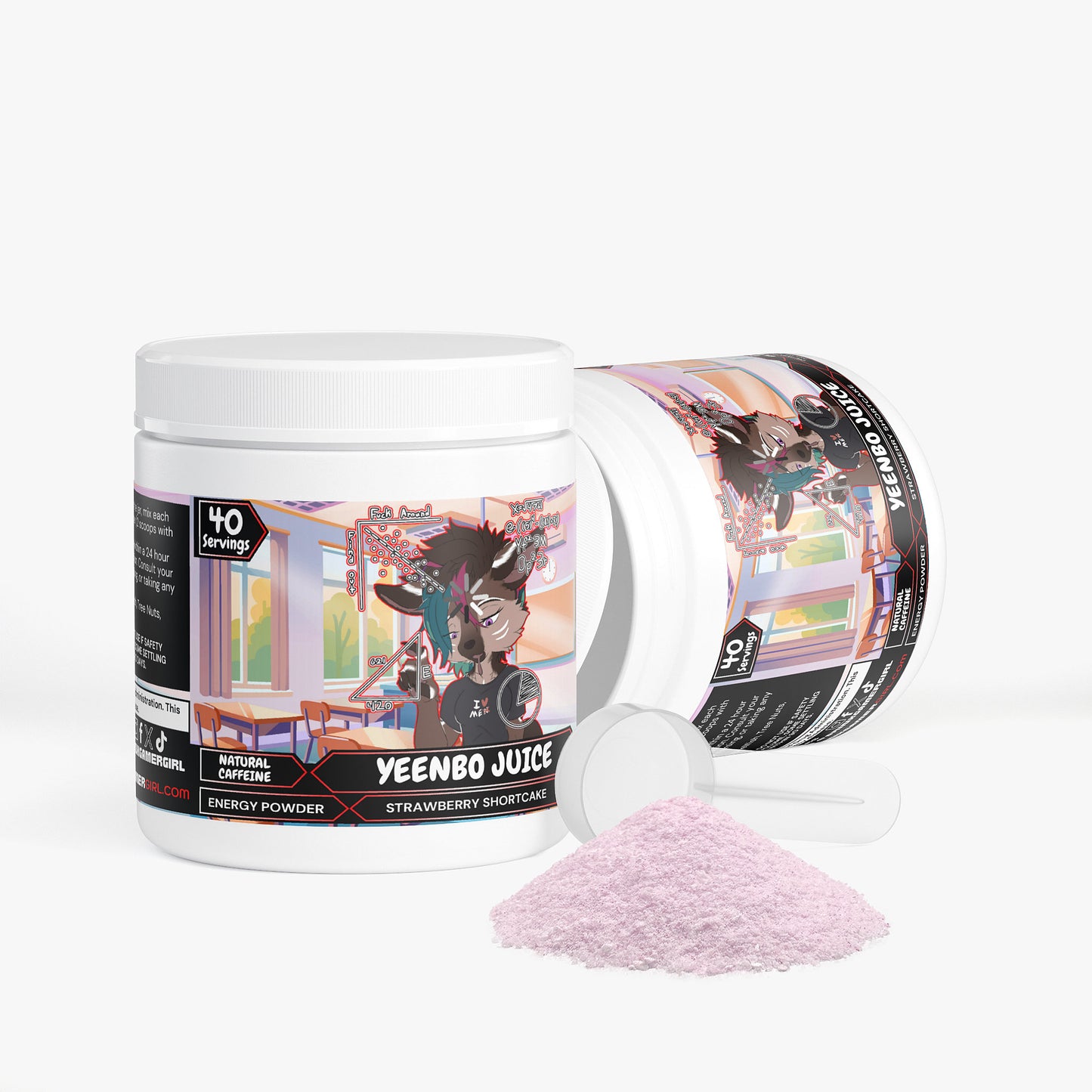 PrimalTheYeen - Yeenbo Juice Energy Powder (Strawberry Shortcake)