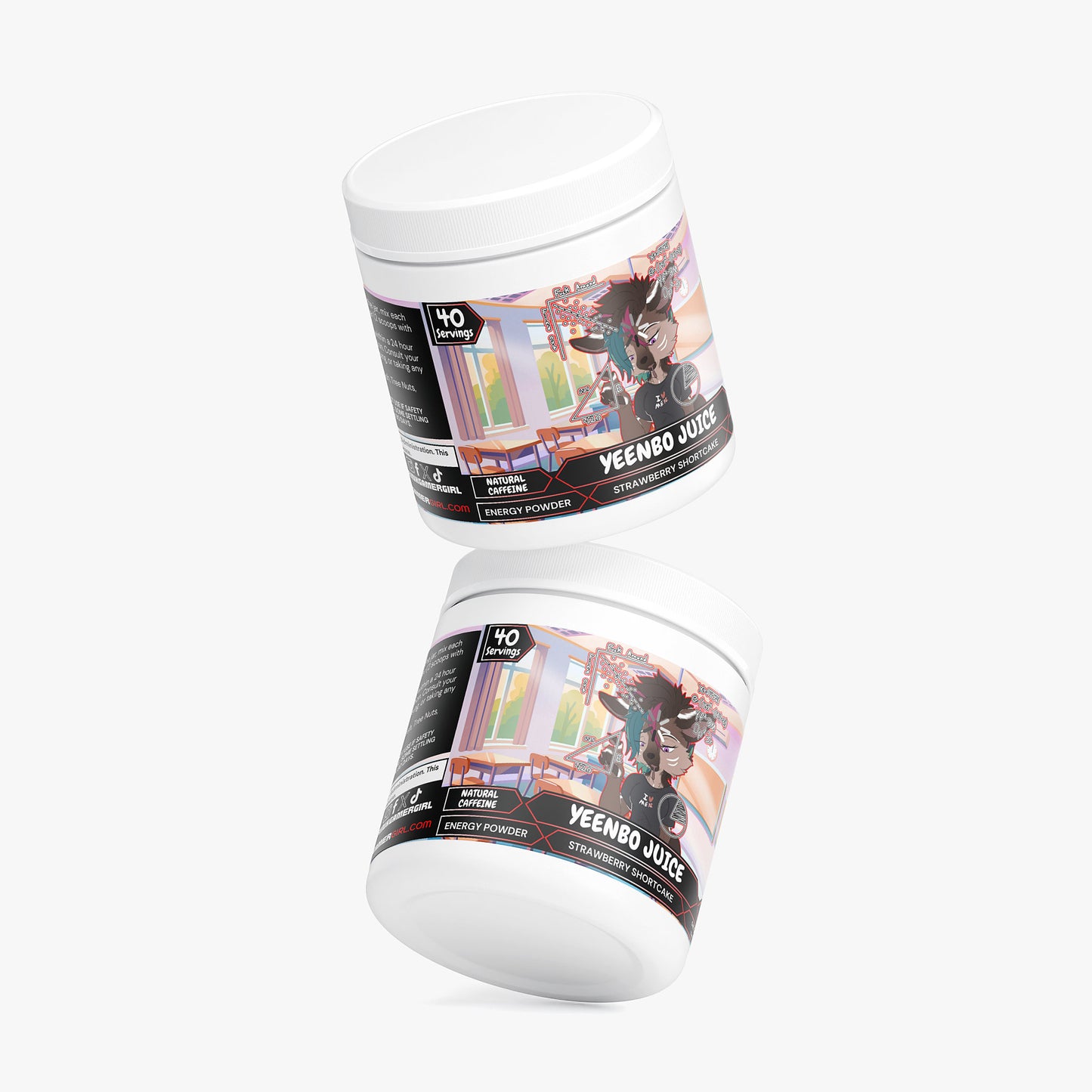 PrimalTheYeen - Yeenbo Juice Energy Powder (Strawberry Shortcake)