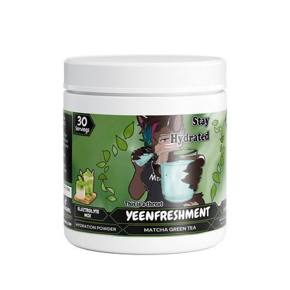 PrimalTheYeen - YeenFreshment Hydration Powder (Matcha Green Tea)