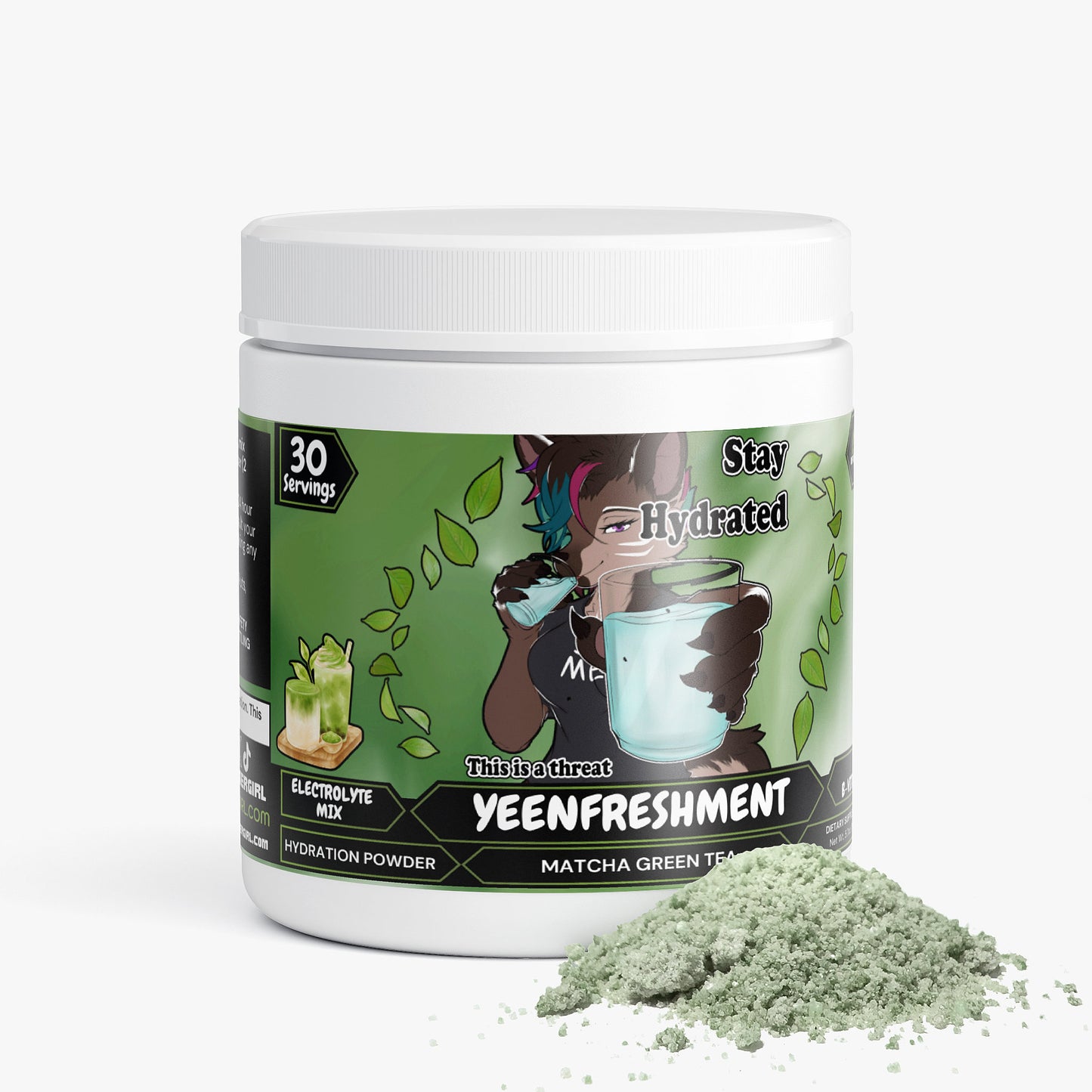 PrimalTheYeen - YeenFreshment Hydration Powder (Matcha Green Tea)
