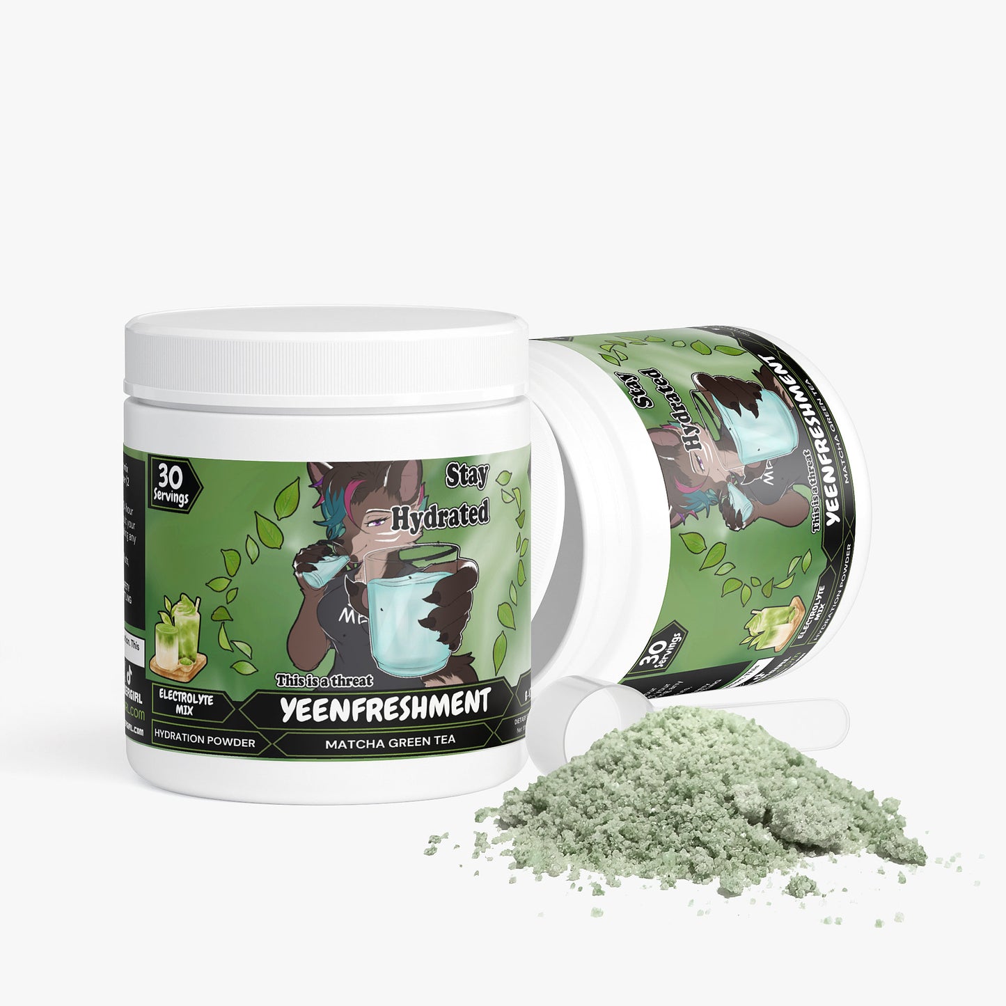 PrimalTheYeen - YeenFreshment Hydration Powder (Matcha Green Tea)