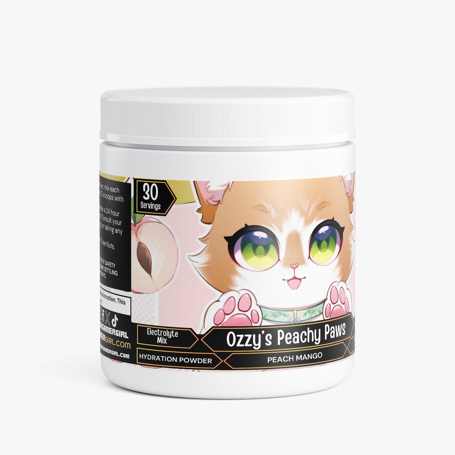 StarTheFoxxo - Ozzy's Peachy Paws Hydration Powder (Peach Mango)
