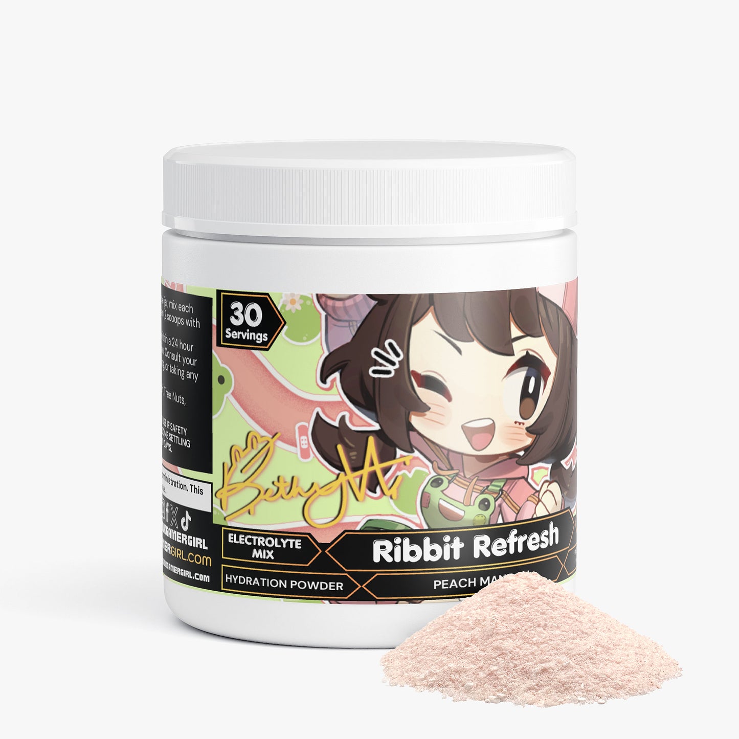 BethyVA - Ribbit Refresh Hydration Powder (Peach Mango)