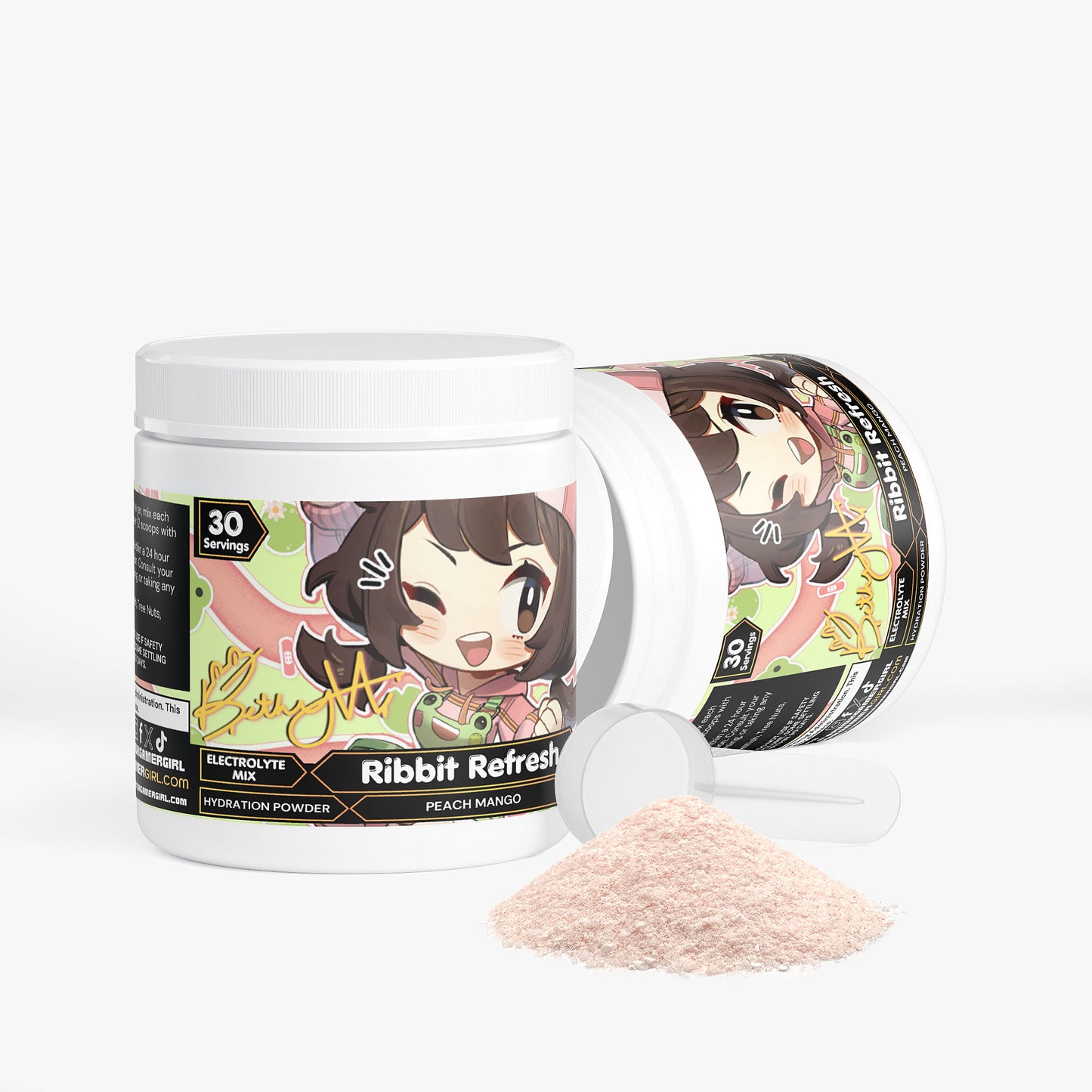 BethyVA - Ribbit Refresh Hydration Powder (Peach Mango)