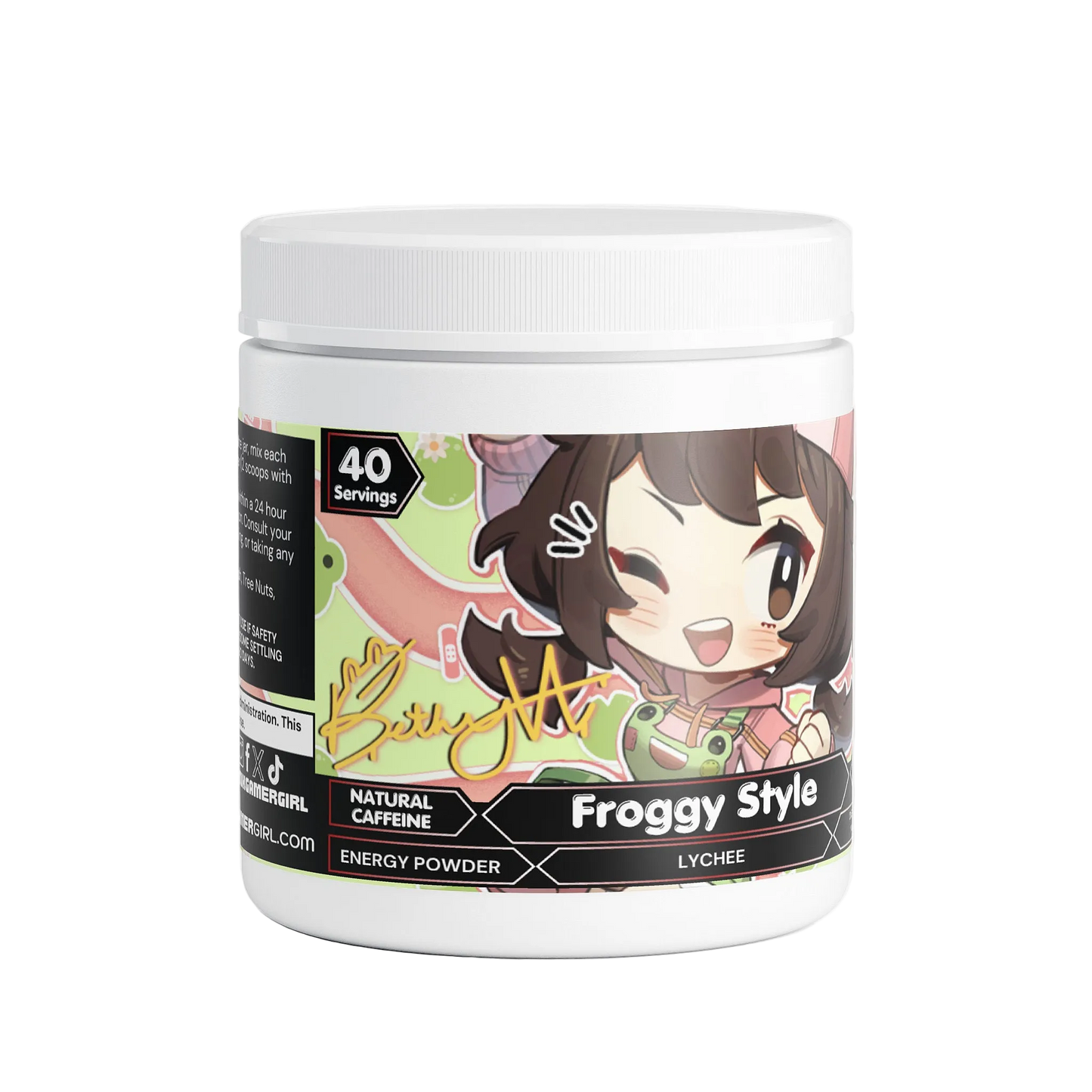 BethyVA - Froggy Style Energy Powder (Lychee Splash Energy)