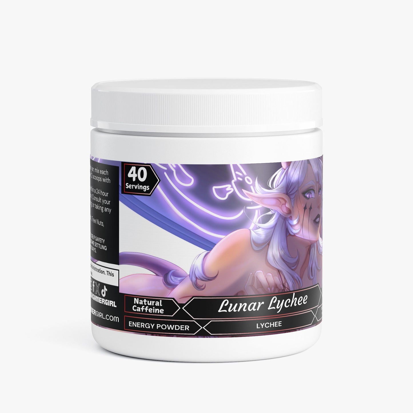 Basicallyval - Lunar Lychee Energy Powder (Lychee Splash Energy)