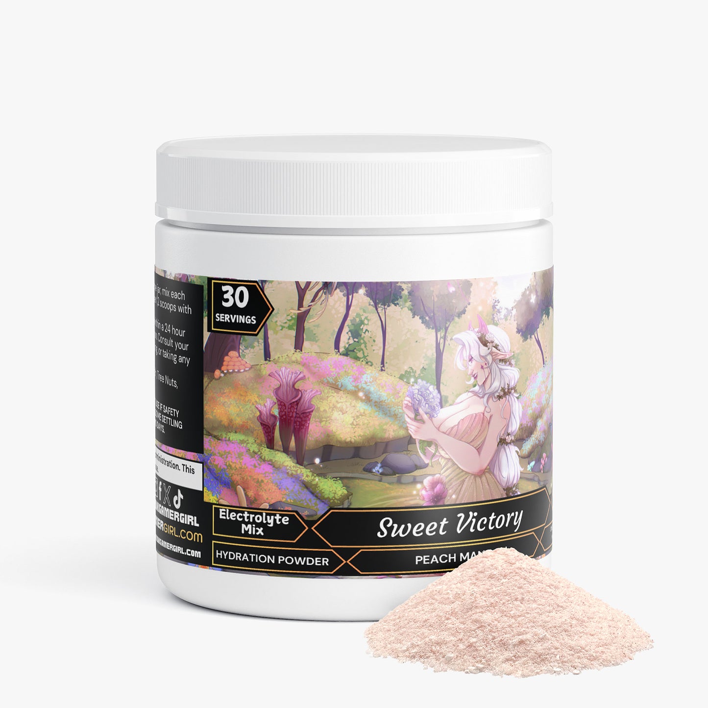 Basicallyval - Sweet Victory Hydration Powder (Peach Mango)