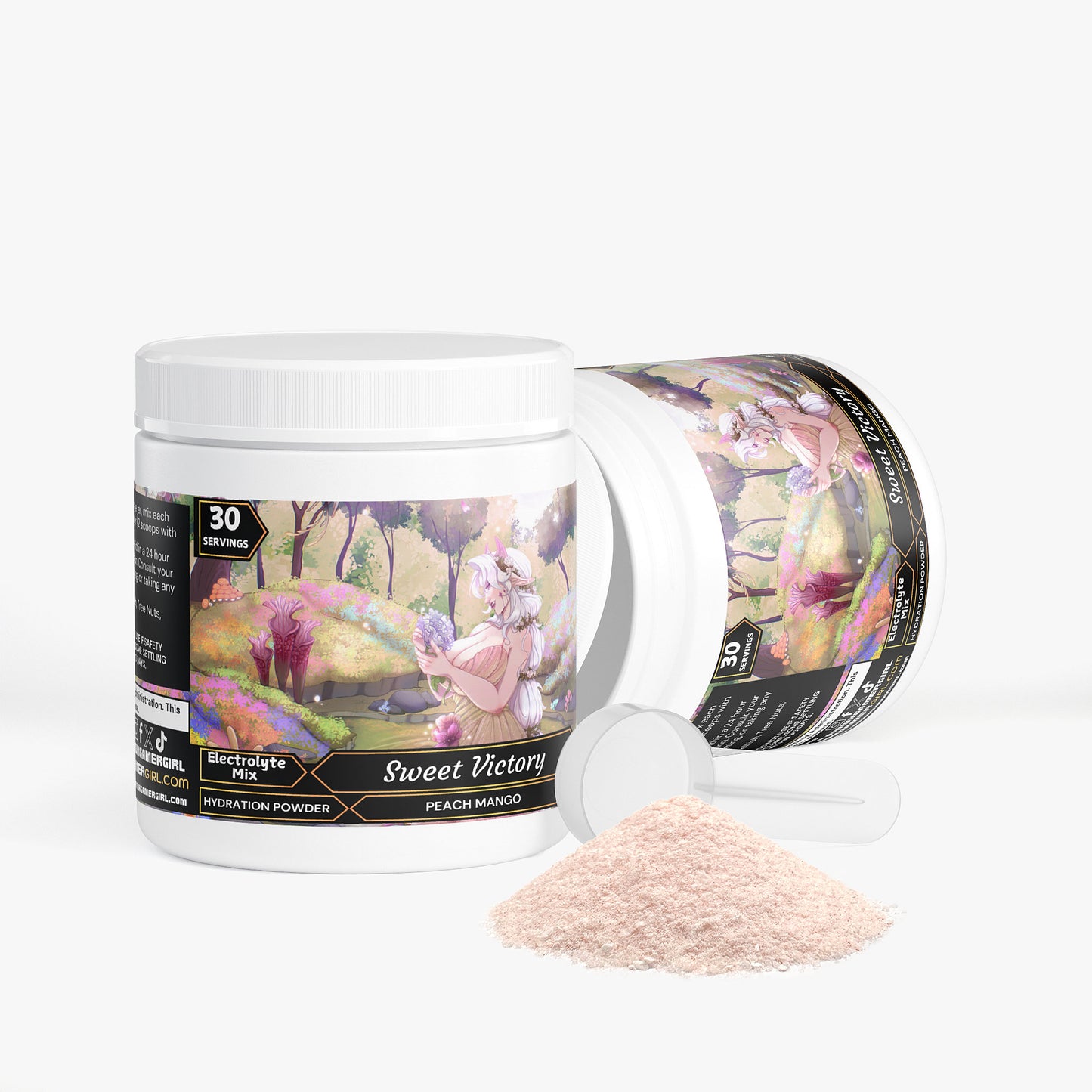 Basicallyval - Sweet Victory Hydration Powder (Peach Mango)