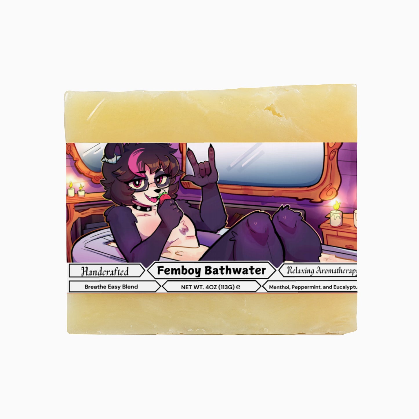 Berry - Femboy Bathwater Breathe Clear Soap