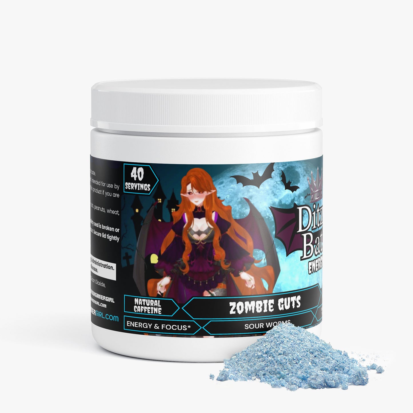 Ditzybatz - Zombie Guts Focus Powder (Sour Worms)