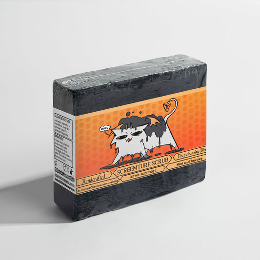 Pren - Screemture Scrub Charcoal Soap