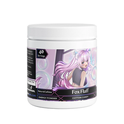 Vixxie Nocturne - Fox Fluff Energy Powder (Cotton Candy)