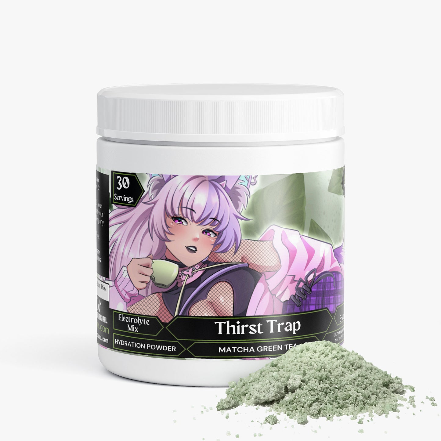 Vixxie Nocturne - Thirst Trap Hydration Powder (Matcha Green Tea)