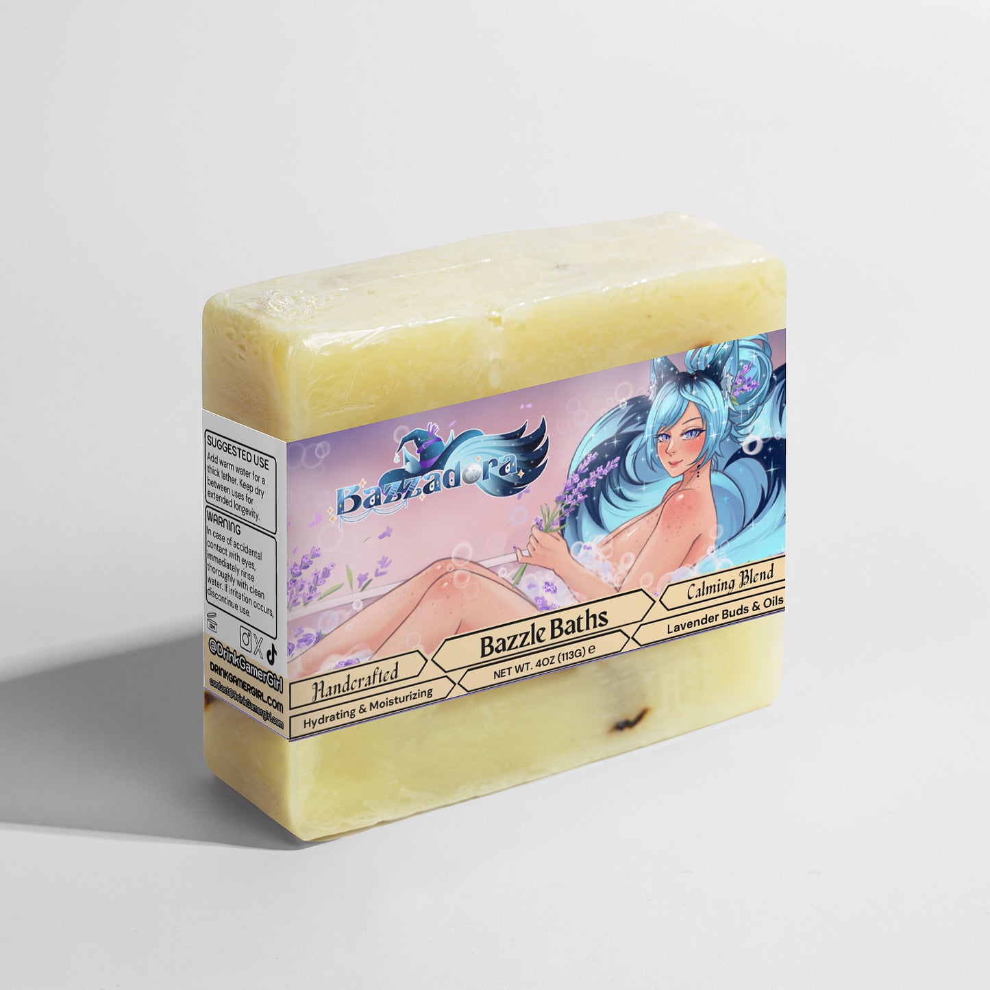 Bazzadora - Bazzle baths Calming Lavender Soap