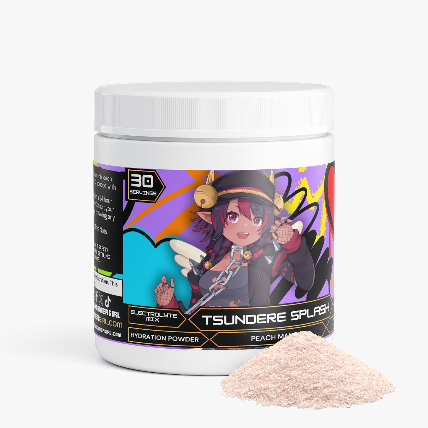 WildSpice - Tsundere Splash Hydration Powder (Peach Mango)