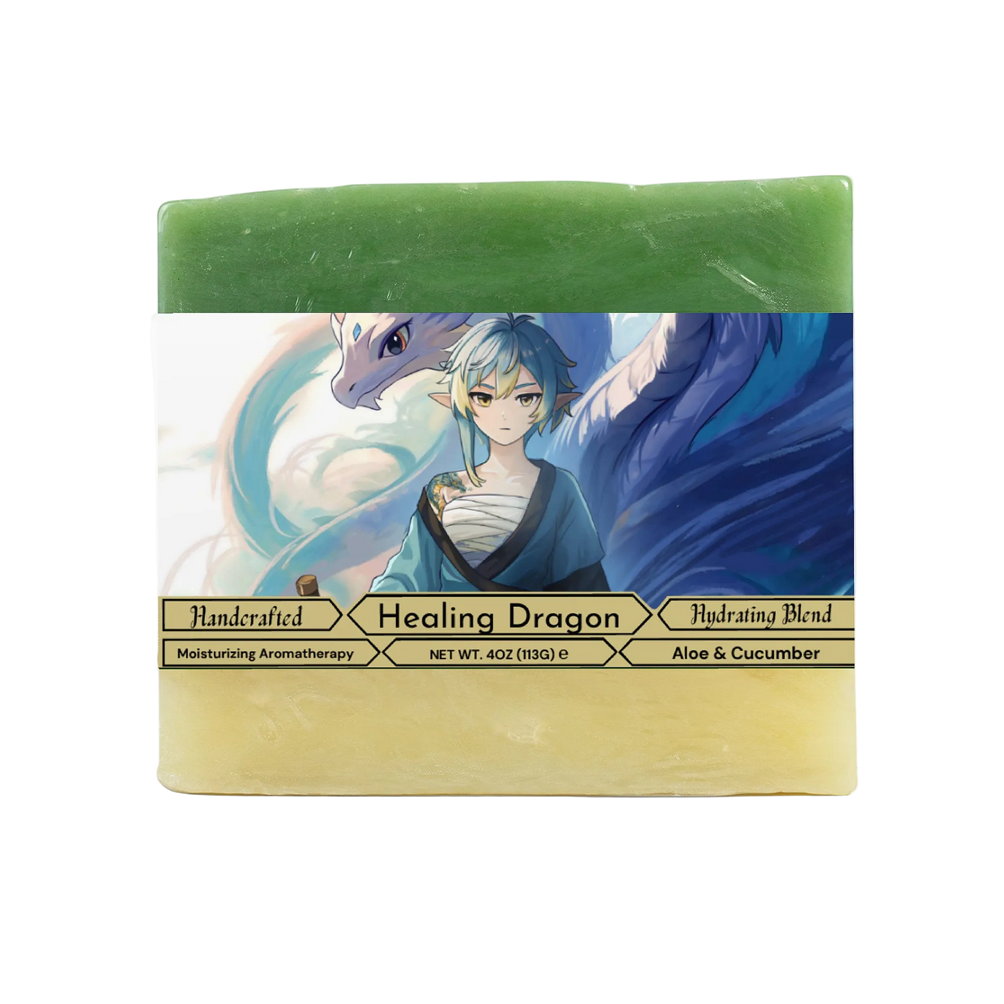 Sabiella Drakeheart - Healing Dragon Aloe & Cool Cucumber Soap