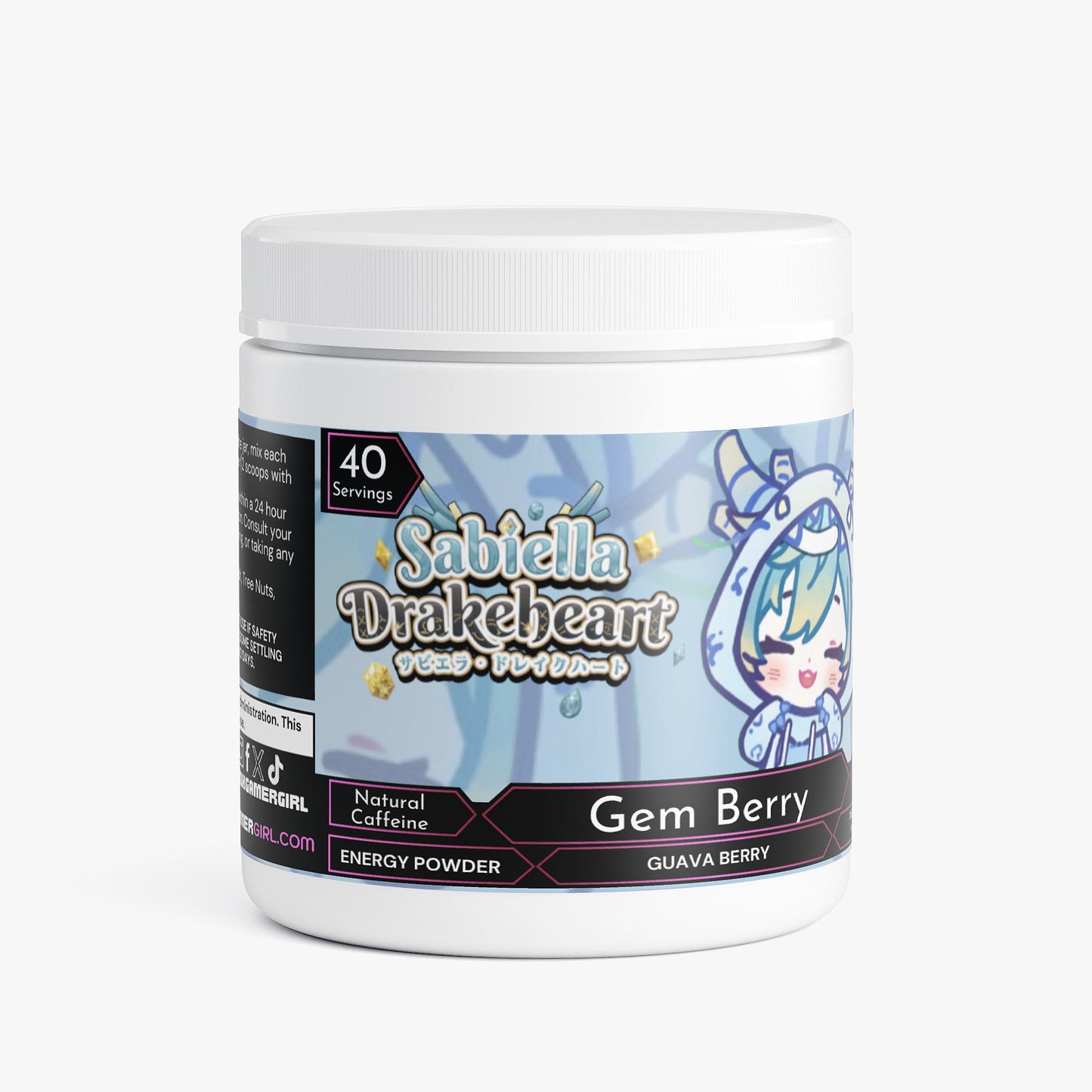 Sabiella Drakeheart - Gem Berry Energy Powder (Guava Berry)