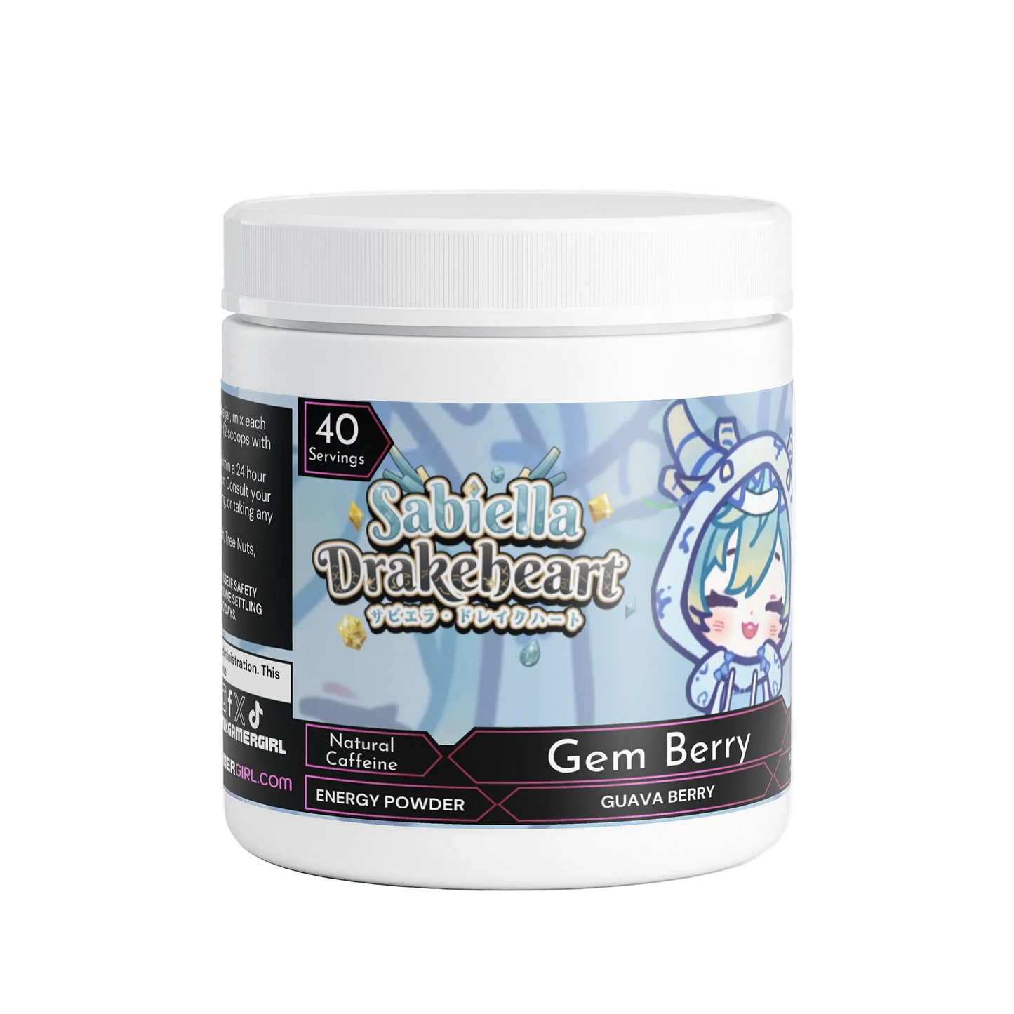 Sabiella Drakeheart - Gem Berry Energy Powder (Guava Berry)