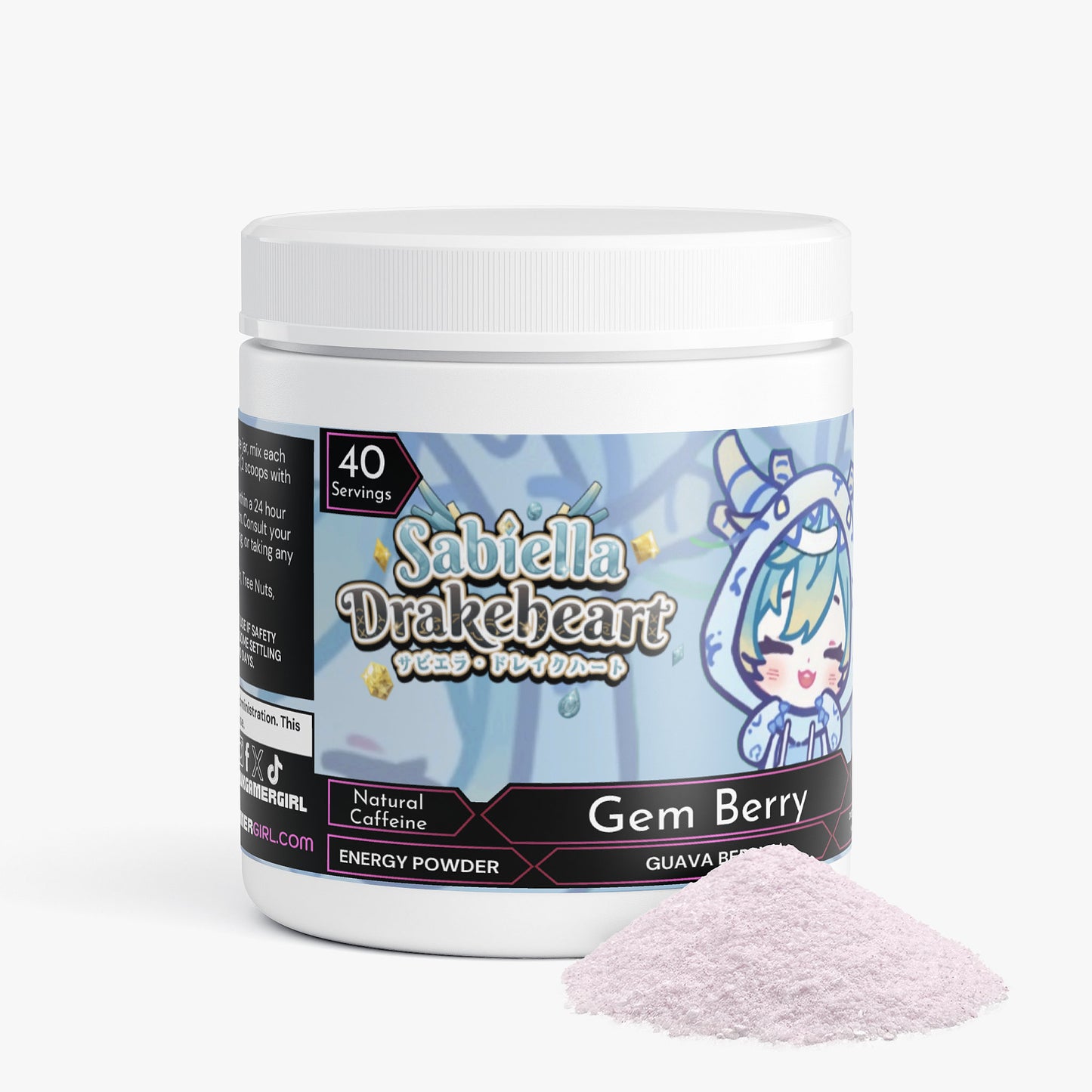 Sabiella Drakeheart - Gem Berry Energy Powder (Guava Berry)