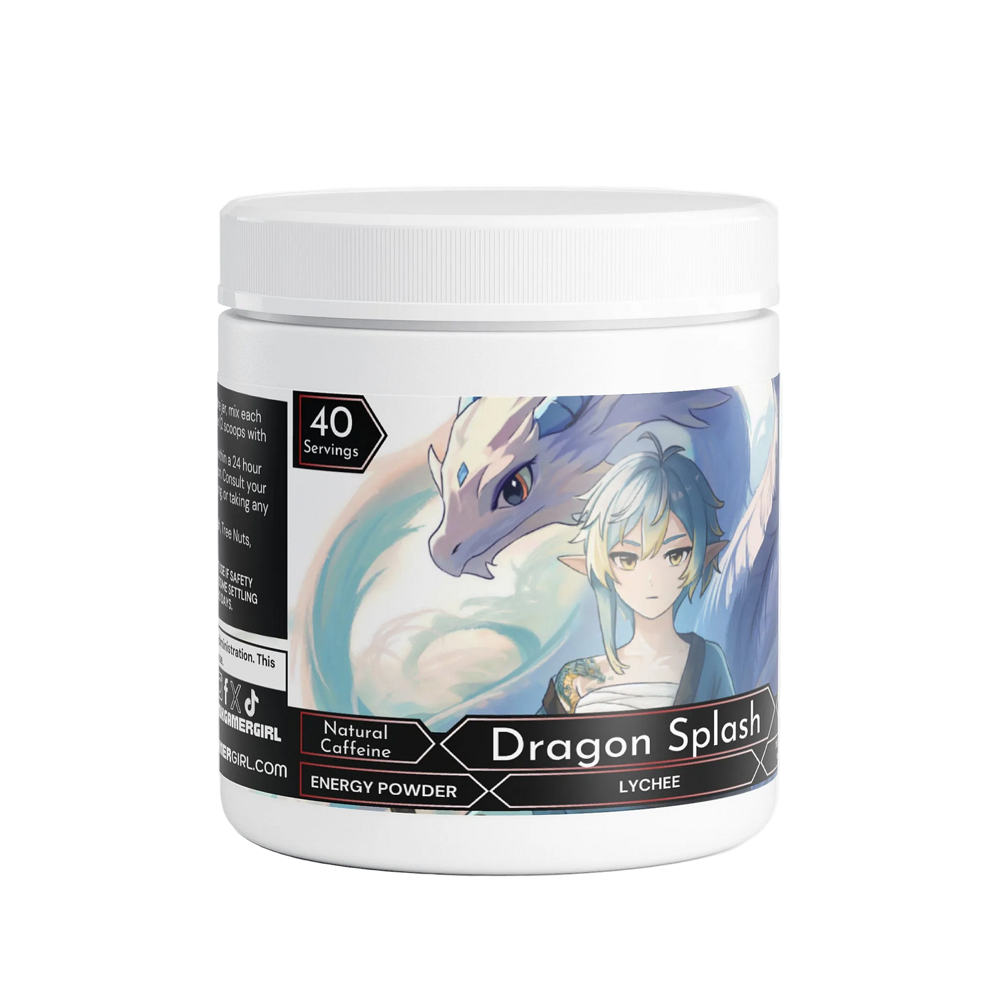 Sabiella Drakeheart - Dragon Splash Energy Powder (Lychee Energy)