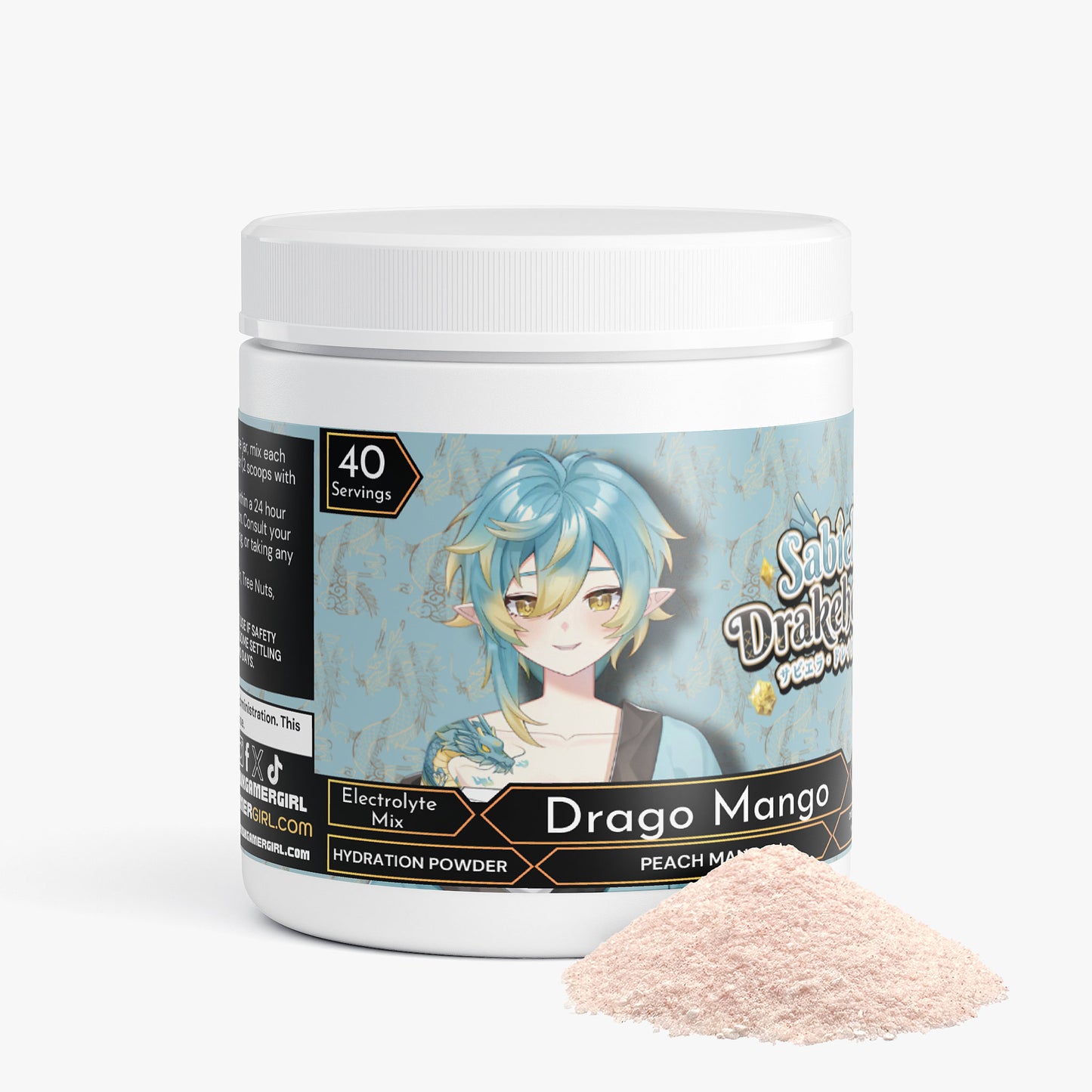 Sabiella Drakeheart - Drago Mongo Hydration Powder (Peach Mango)