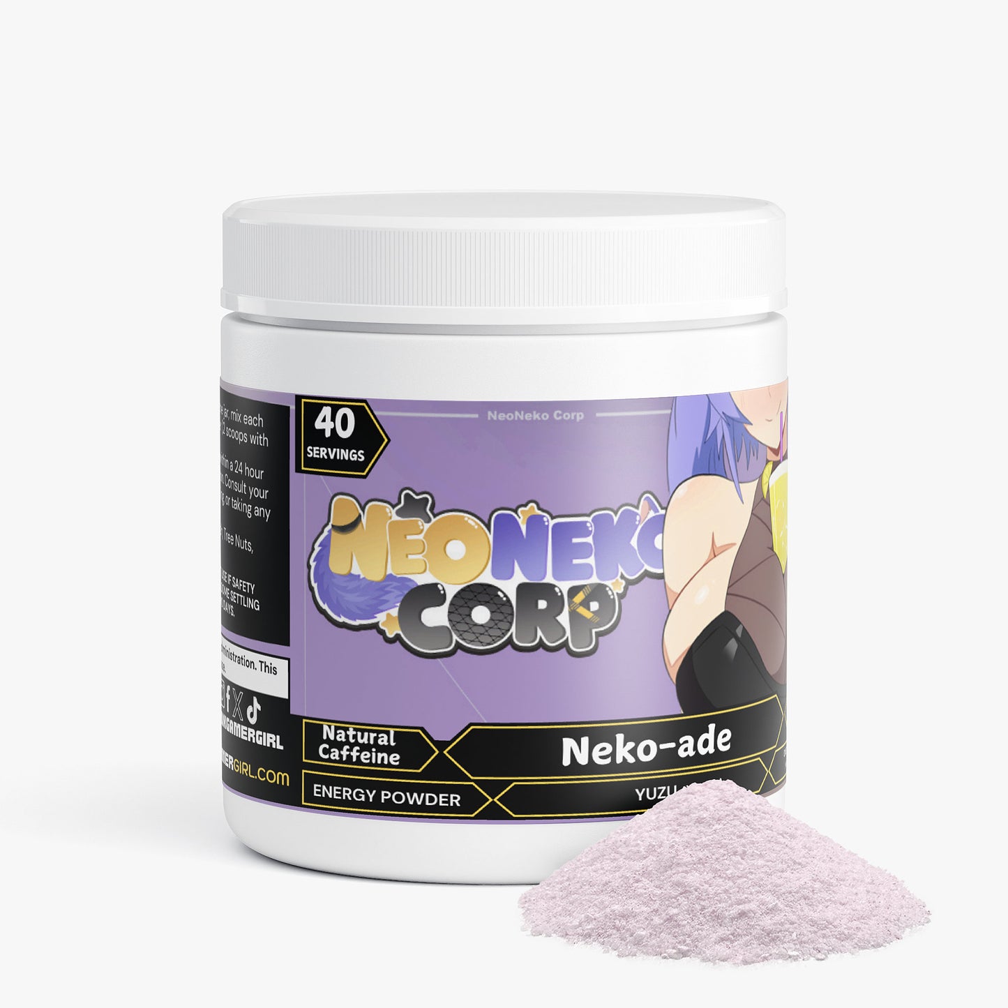 Neo Gray - Neko-ade Energy Powder (Yuzu Flavor)