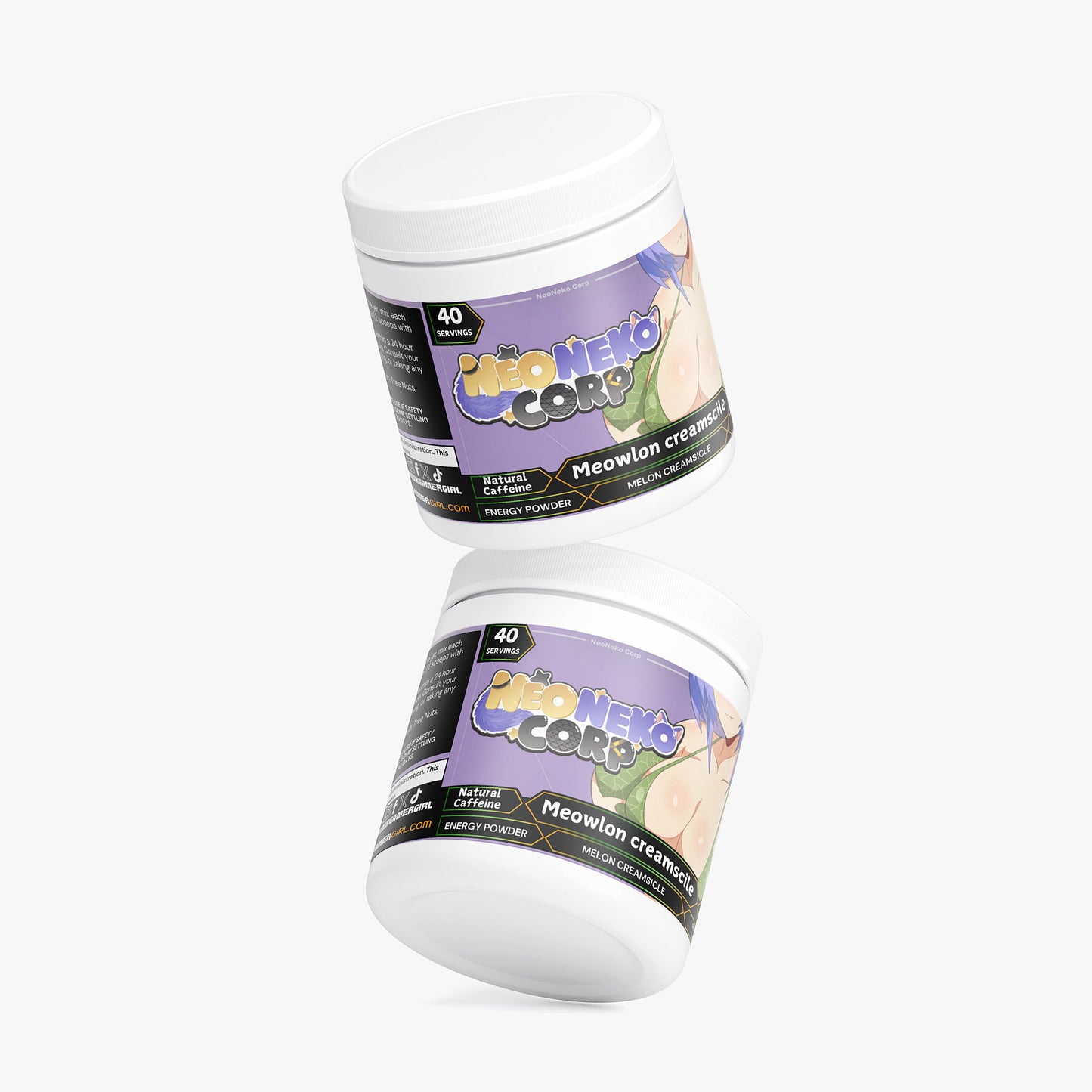 Neo Gray - Meowlon creamscile Energy Powder (Melon Creamsicle)