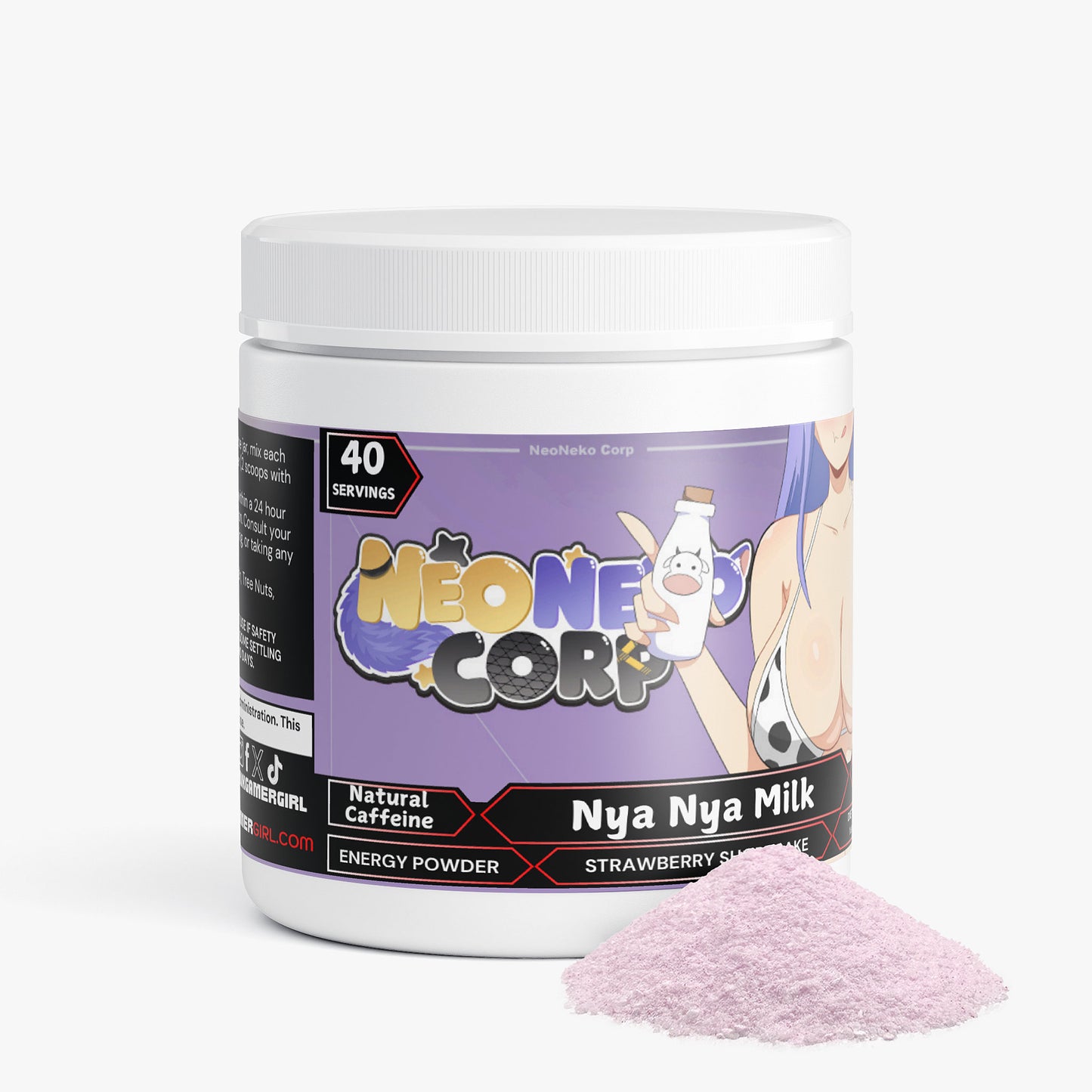Neo Gray - Nya Nya Milk Energy Powder (Strawberry Shortcake)