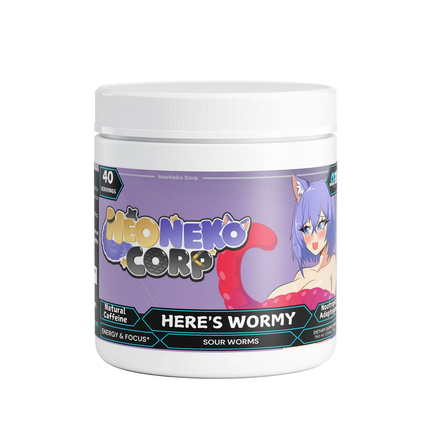 Neo Gray - HERE'S WORMY Focus Powder (Sour Worms)